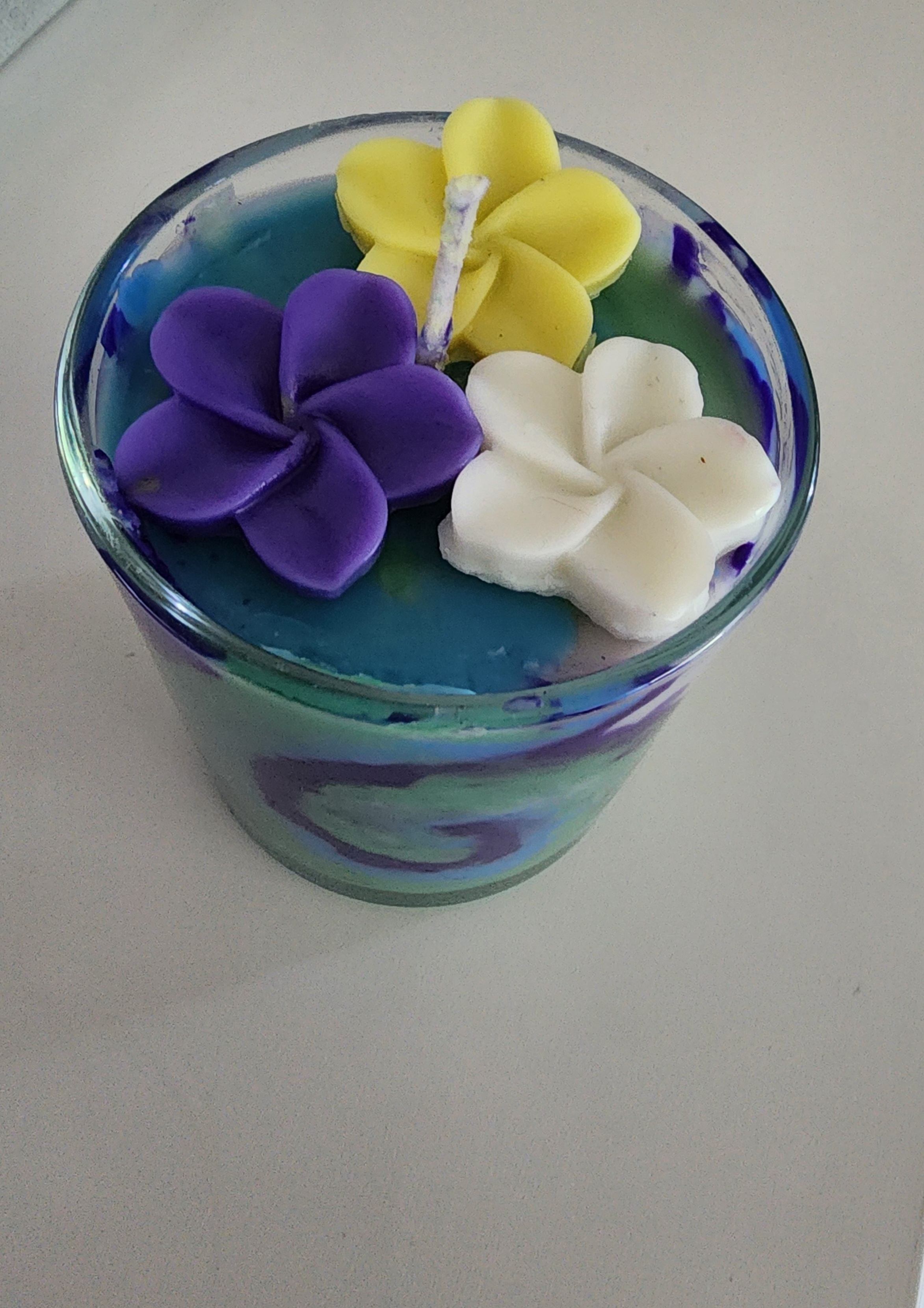 Gypsy blue luxury candle