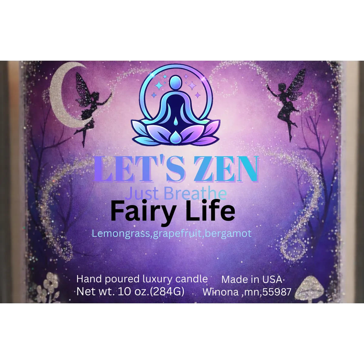 Fairy life luxury candle