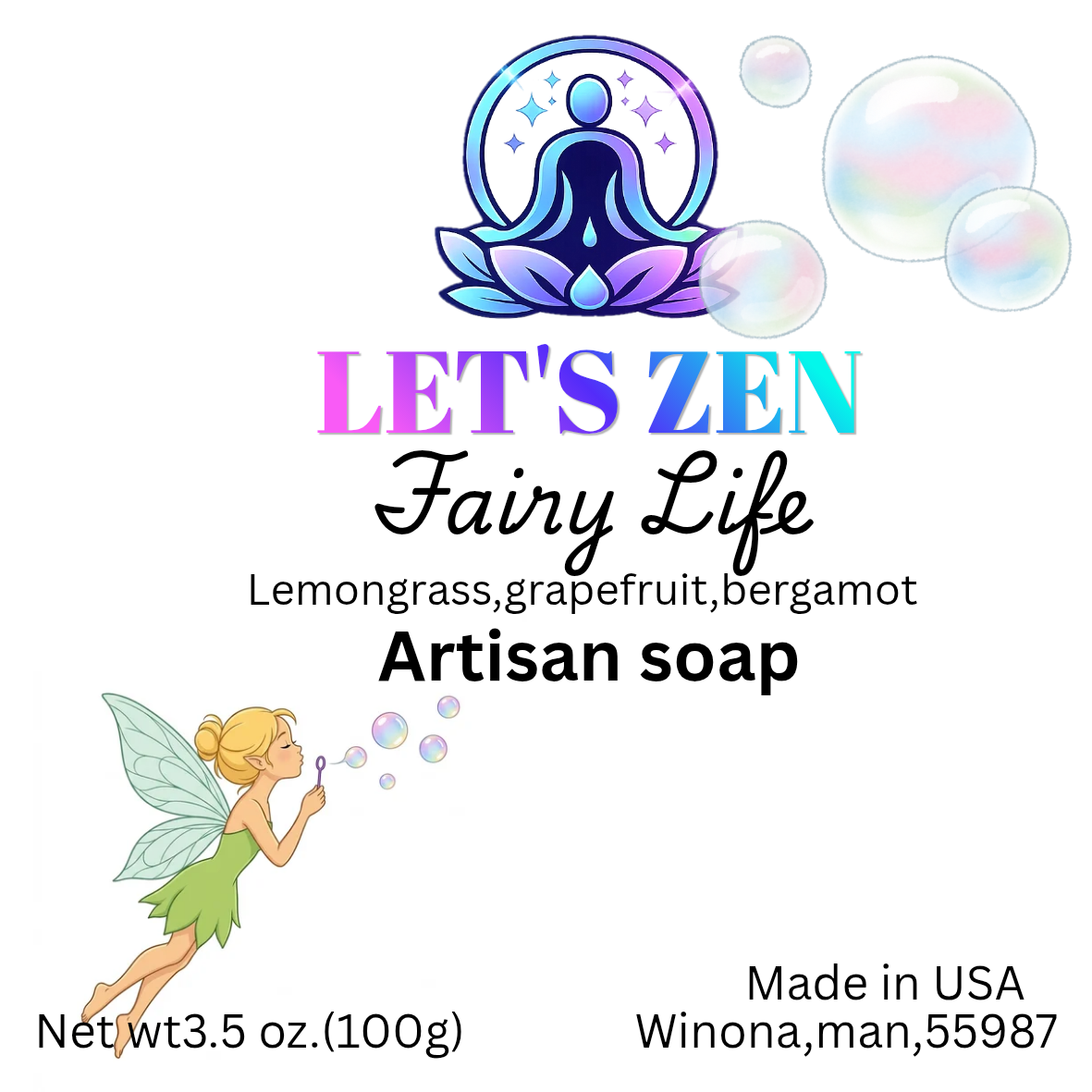 Fairy life Artisan soap