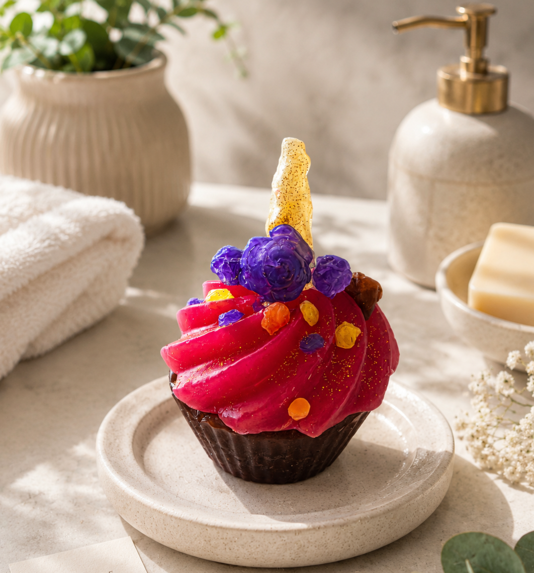 Unicorn party artisan soap