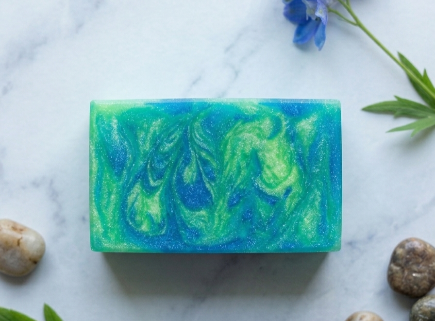 Gypsy blue artisan soap
