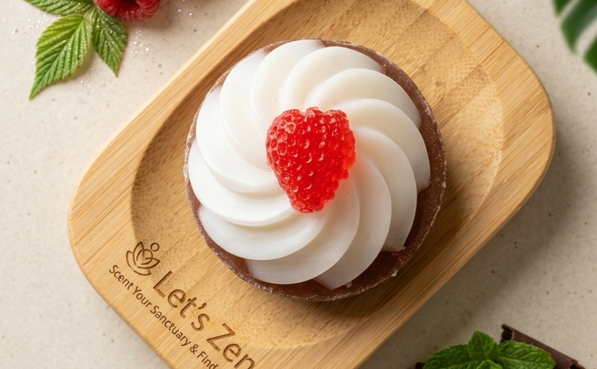 Strawberry zencake artisan soap