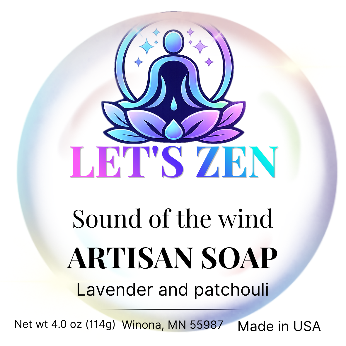 Sound of the wind artisan soap