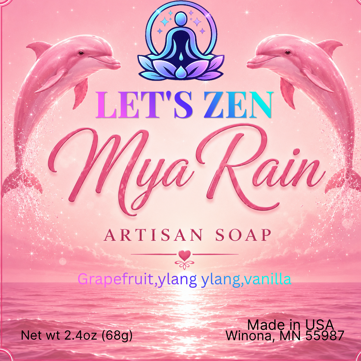 Mya Rain artisan soap mini