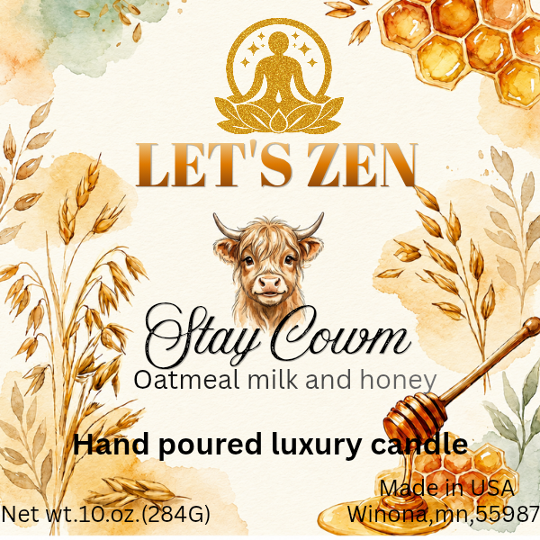 Stay Cowm Luxury candle