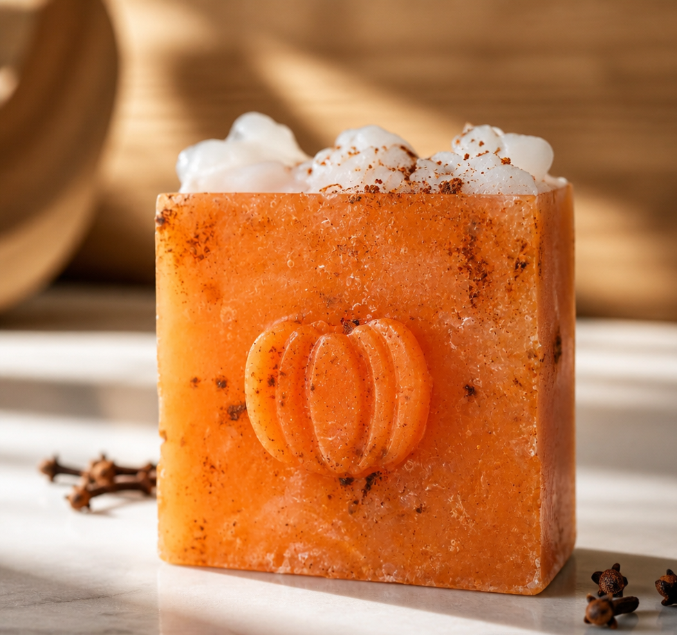 Pumpkin snot artisan soap