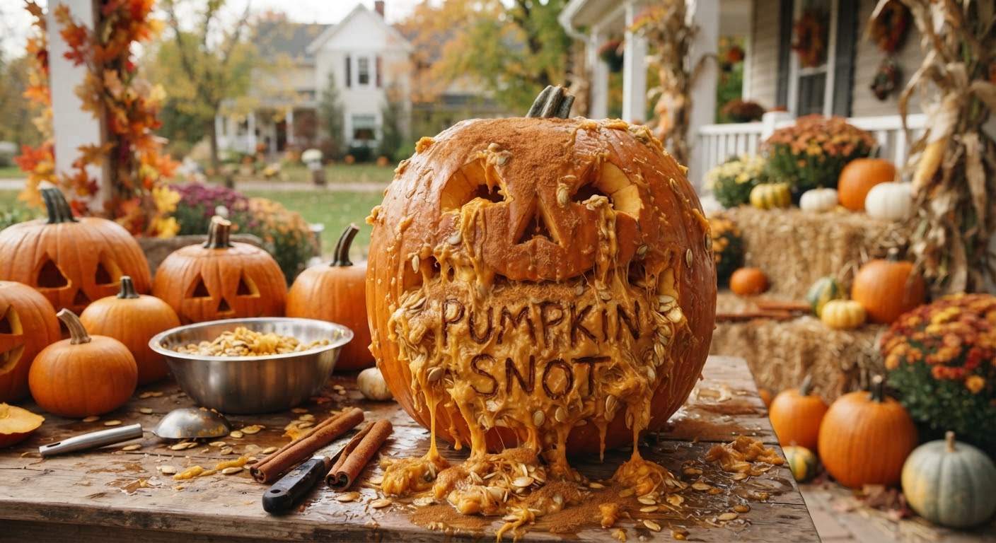 Pumpkin snot luxury candle