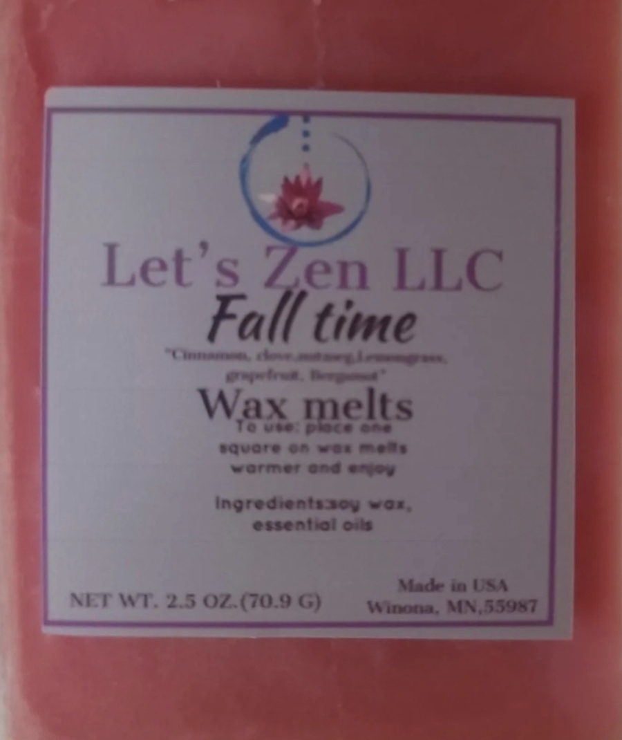 Fall Time luxury wax melts