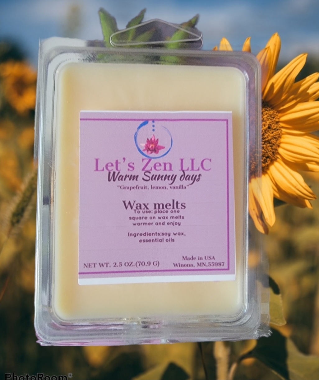 Warm sunny days luxury wax melt