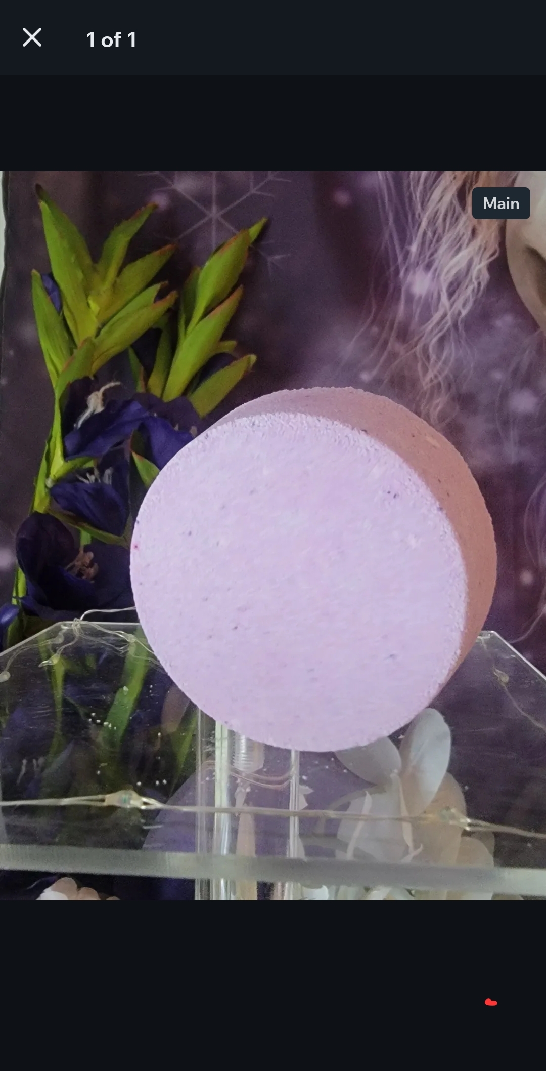 Lavender bath bomb