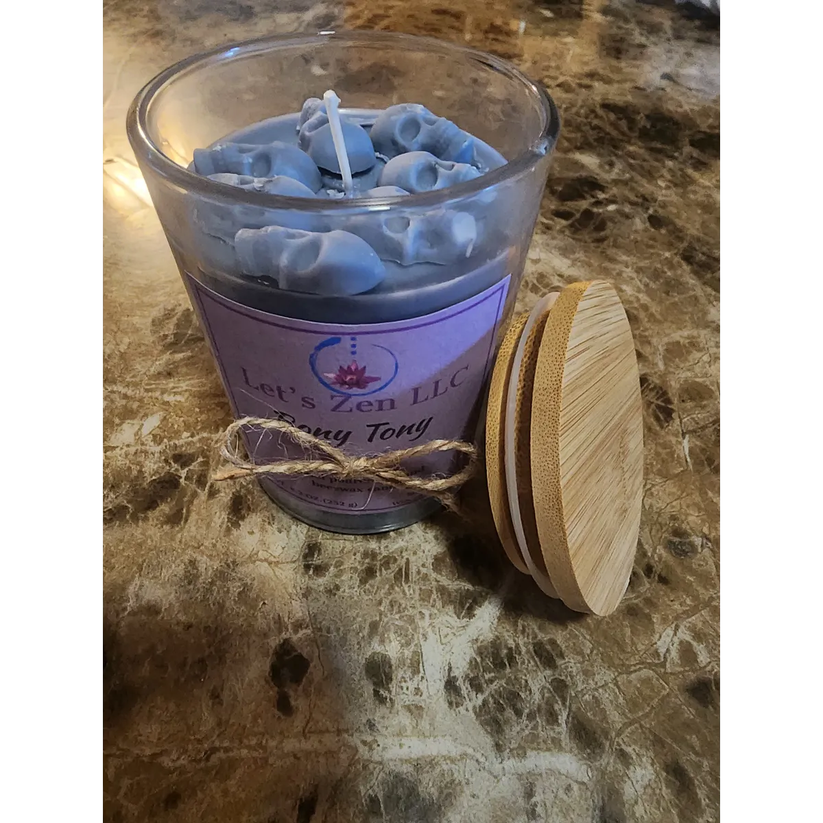 Bony Tony luxury candle
