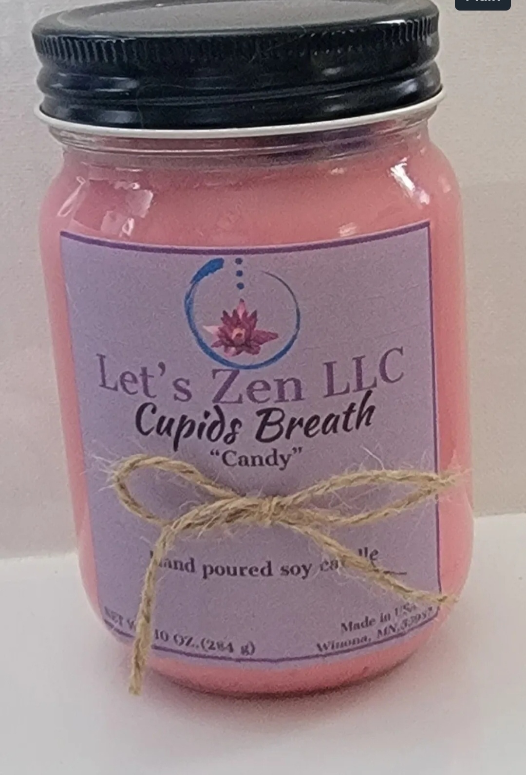 Cupids breath luxury candle