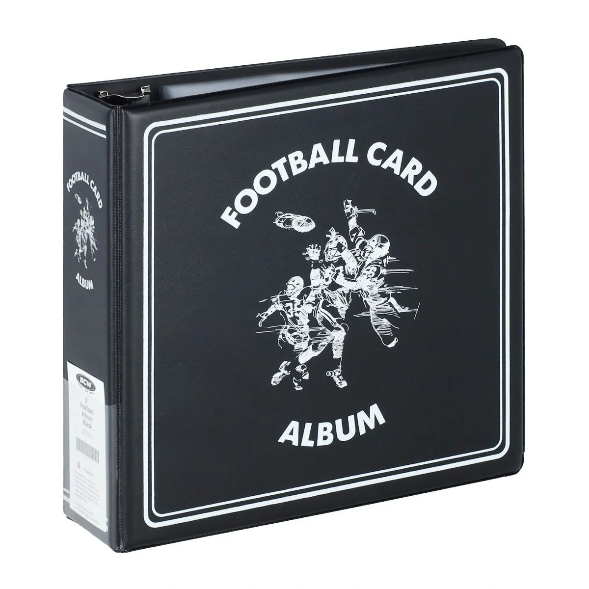 3in. D Ring Album Football Black