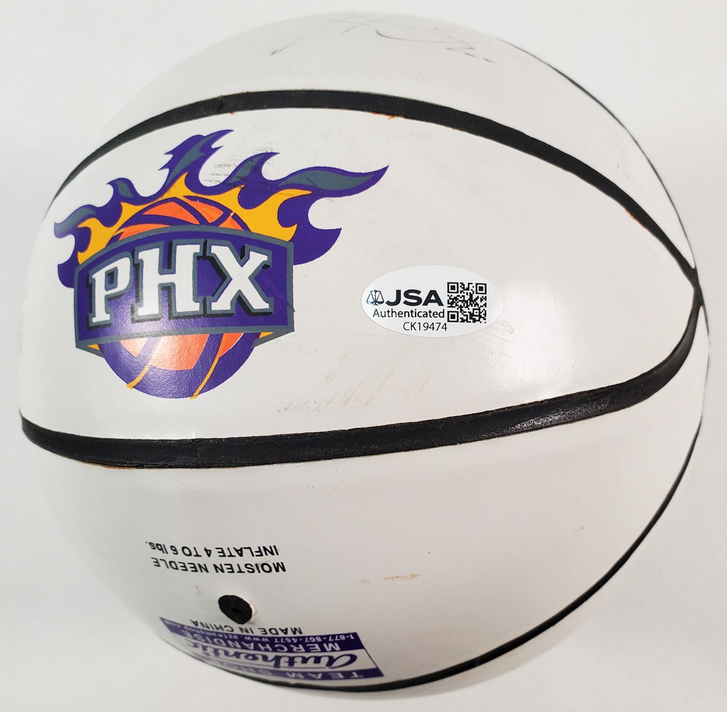 Jerry Colangelo, Shawn Marion, Raja Bell, Eddie House, Boris Diaw & Others Signed Phoenix Suns MINI