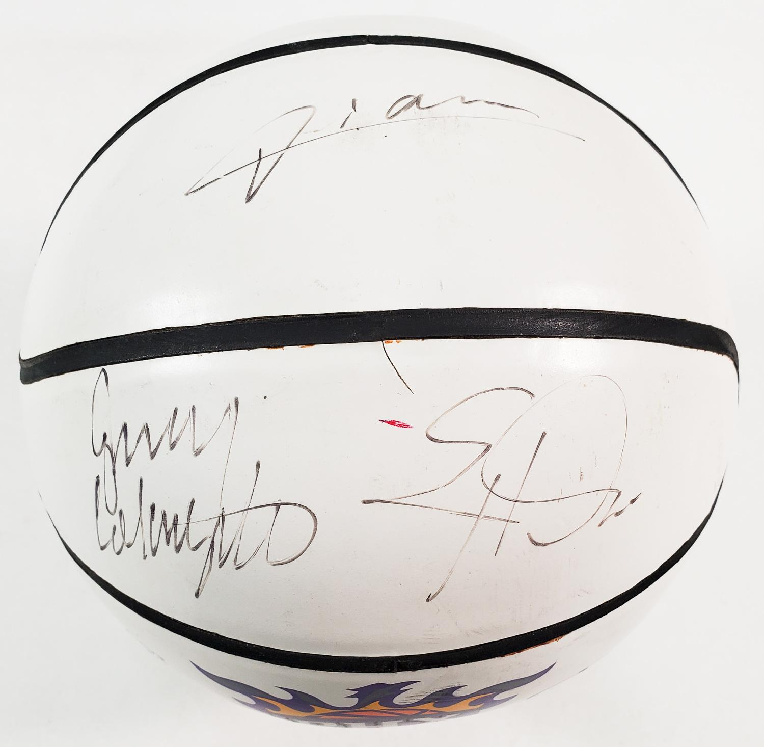 Jerry Colangelo, Shawn Marion, Raja Bell, Eddie House, Boris Diaw & Others Signed Phoenix Suns MINI