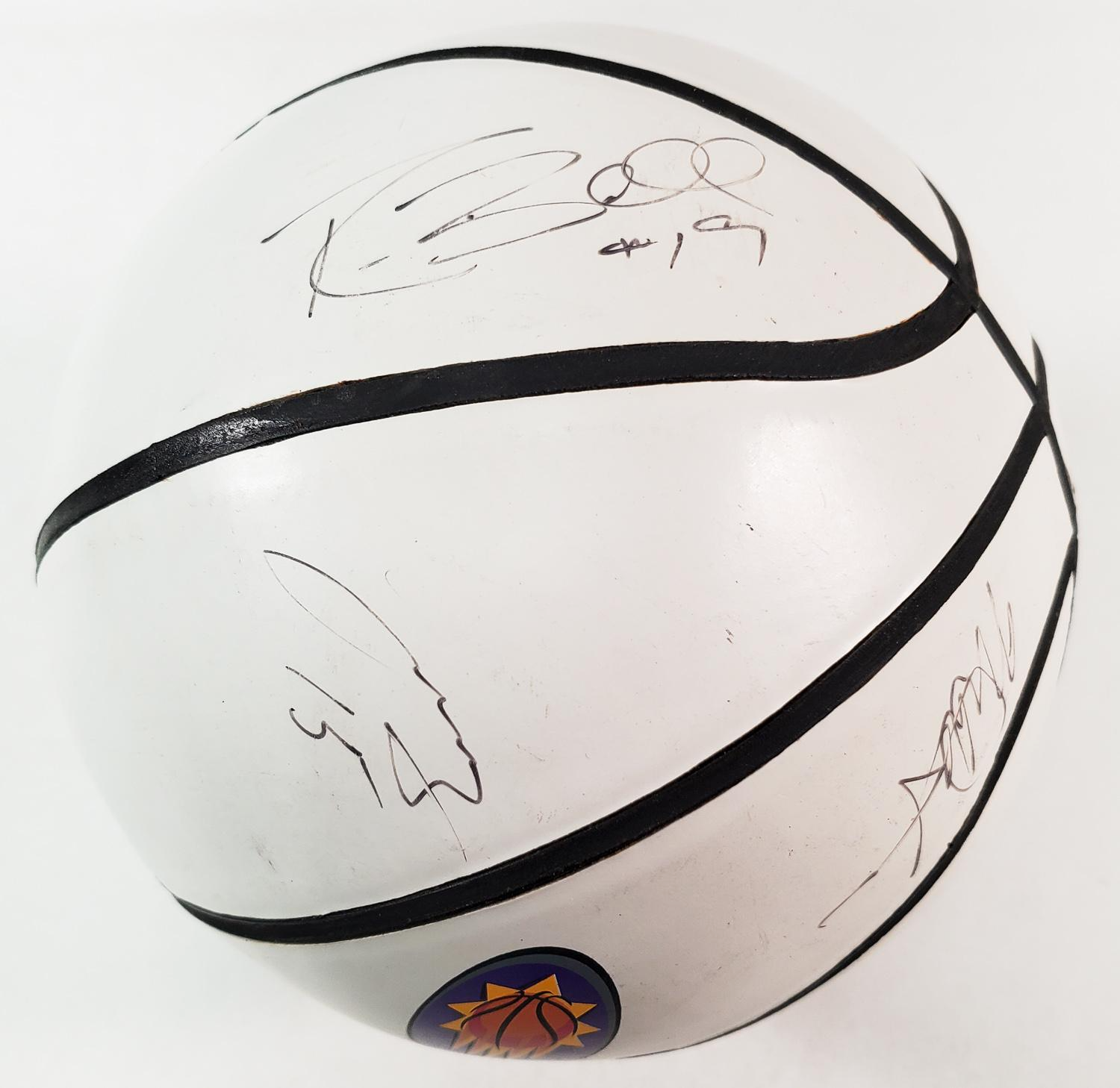 Jerry Colangelo, Shawn Marion, Raja Bell, Eddie House, Boris Diaw & Others Signed Phoenix Suns MINI
