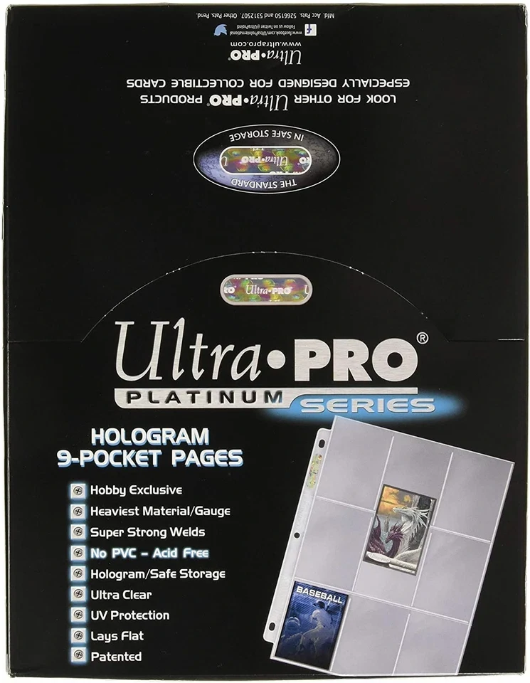 Ultra - PRO Platinum Series_9 Pocket Pages