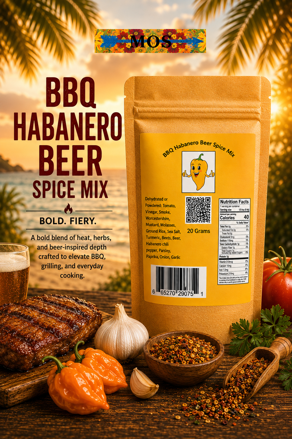 BBQ Habanero Beer Spice Mix