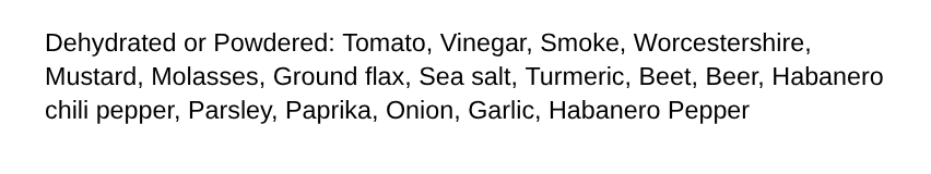 BBQ Habanero Beer Spice Mix