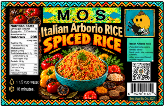 Scotch Bonnet Spiced Italian Arborio Rice