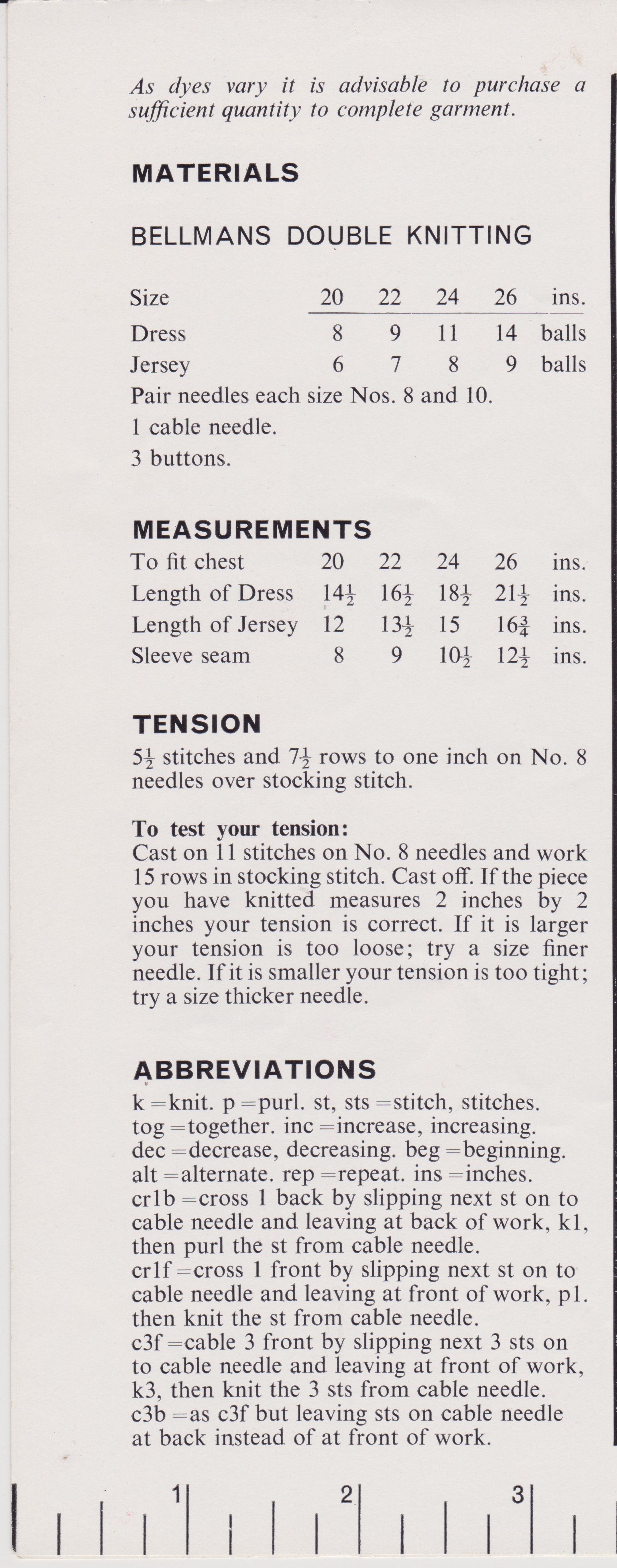 BELLMANS1172 - GIRL'S CABLE DRESS AND BOY'S CABLE SWEATER IN DK - PDF KNITTING PATTERN