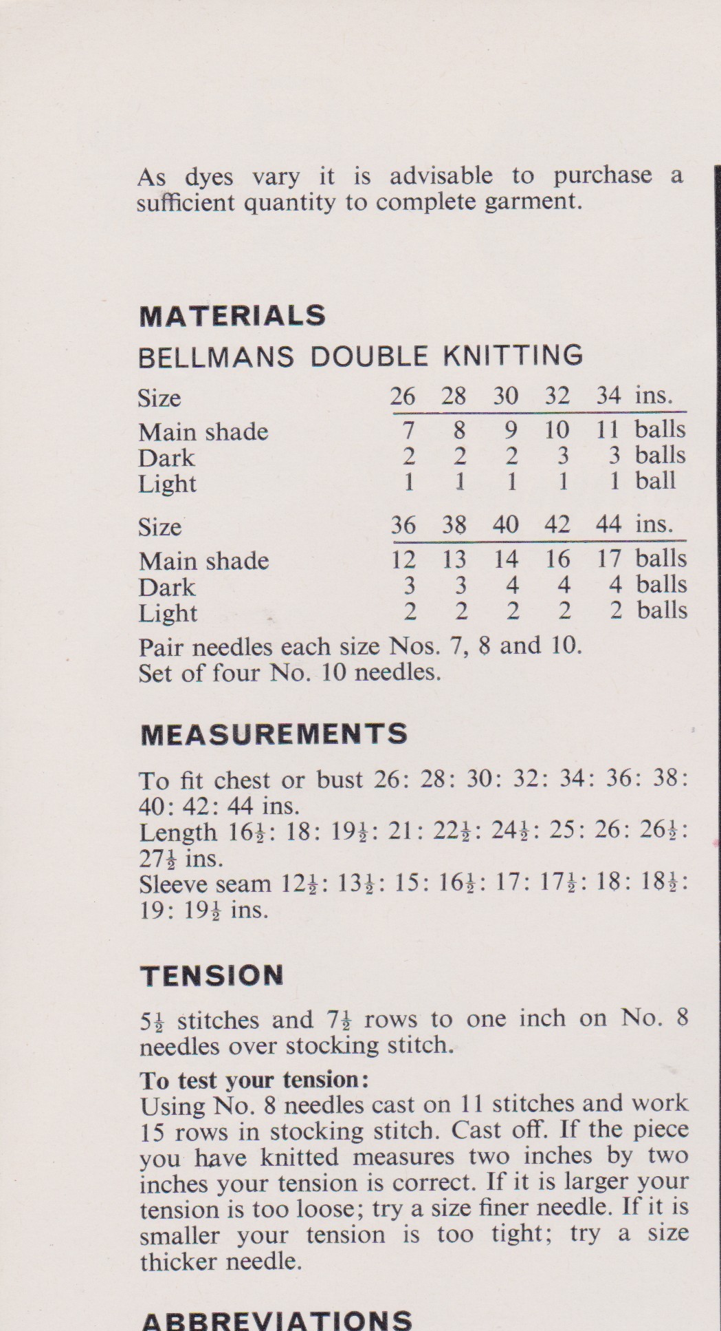 BELLMANS1228 - FAMILY SWEATERS WITH PATTERNED DESIGN IN DK - PDF KNITTING PATTERN