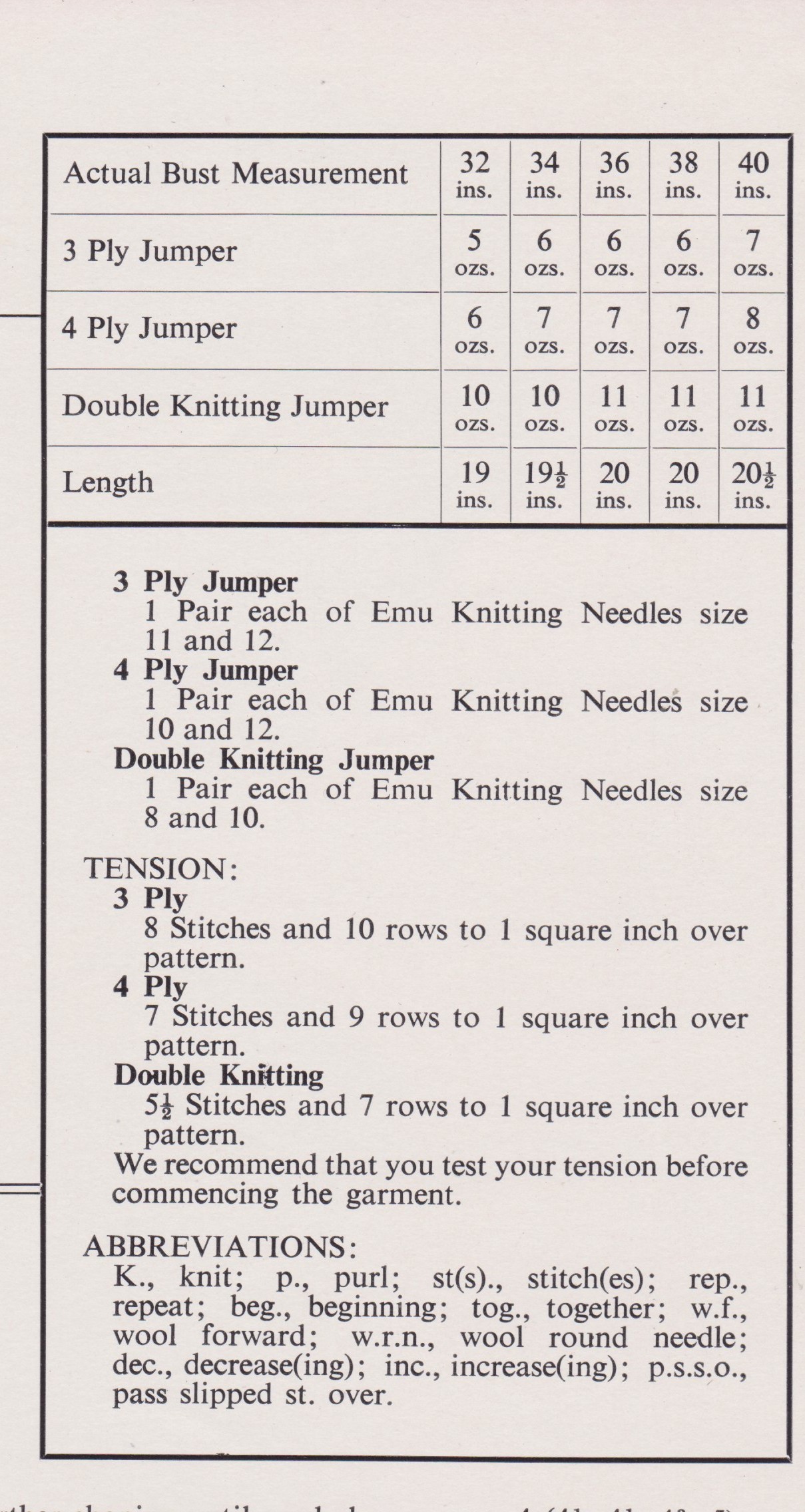 EMU2192 - WOMAN'S VINTAGE SLEEVELESS TOP IN 3PLY, 4PLY OR DK - PDF KNITTING PATTERN