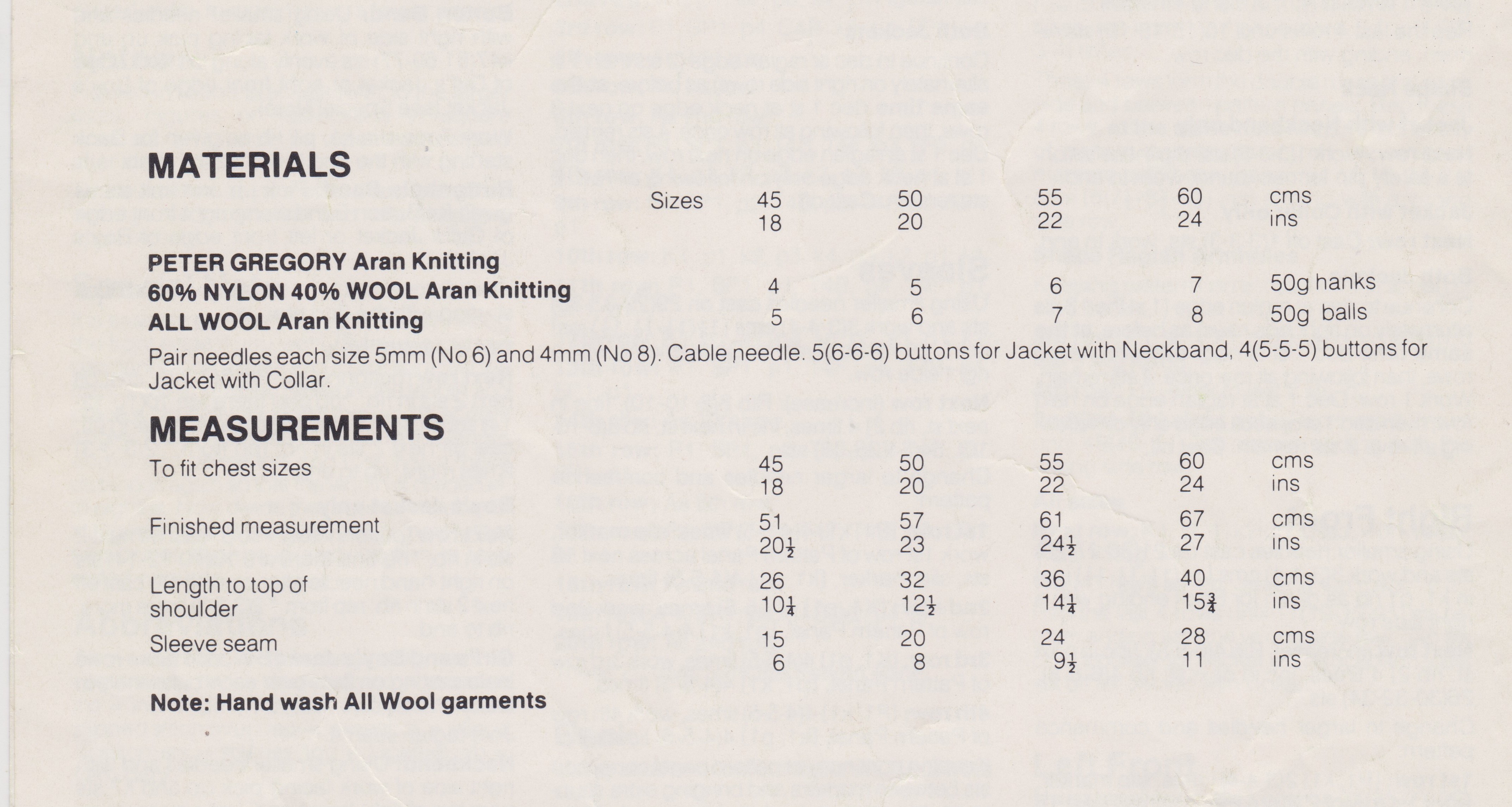 GREGORY3130 - CHILD'S ARAN CABLE JACKETS - PDF KNITTING PATTERN