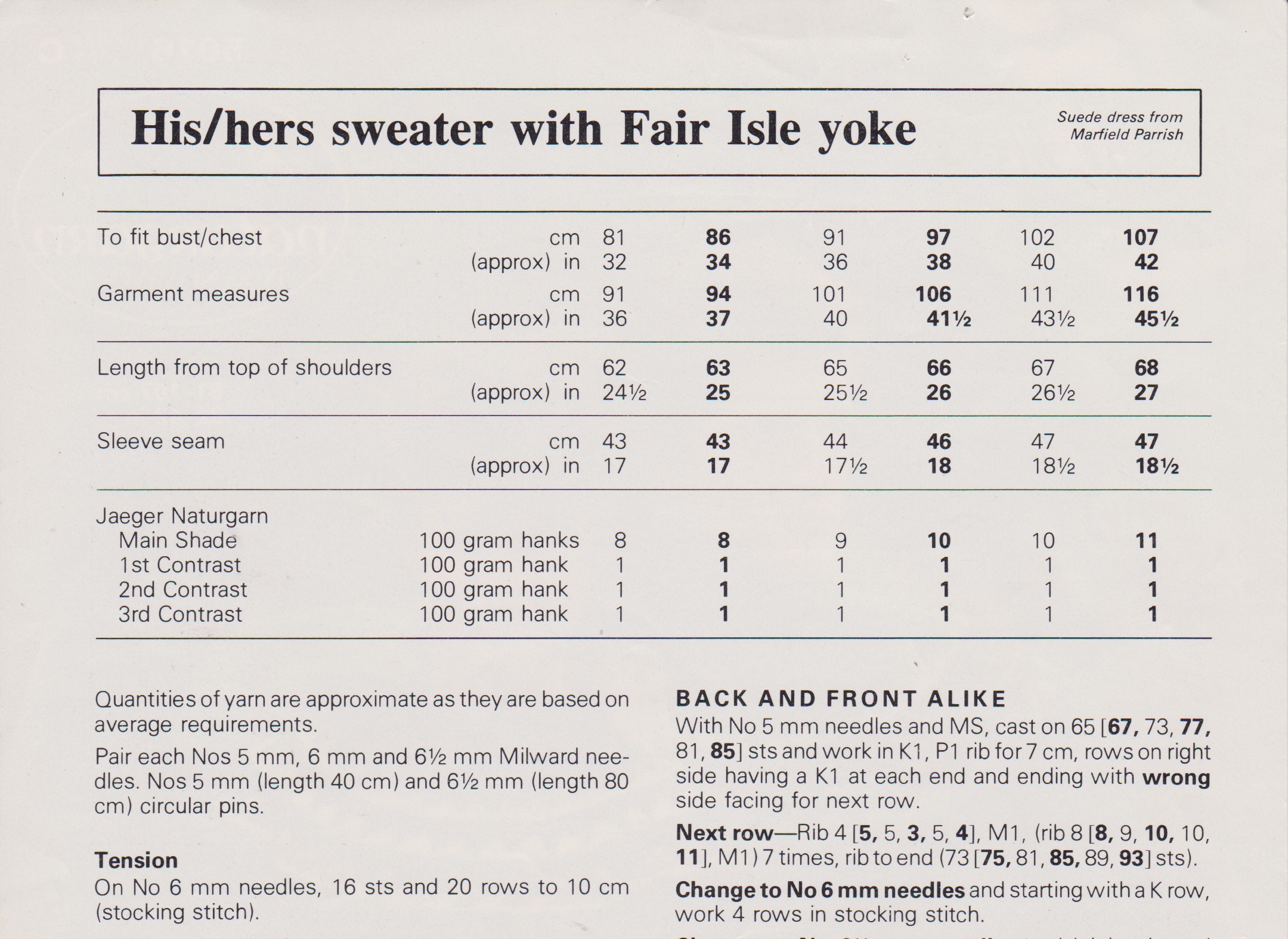 JAEGER5016 - UNISEX SWEATERS IN NORDIC DESIGN IN NATURGARN - PDF KNITTING PATTERN