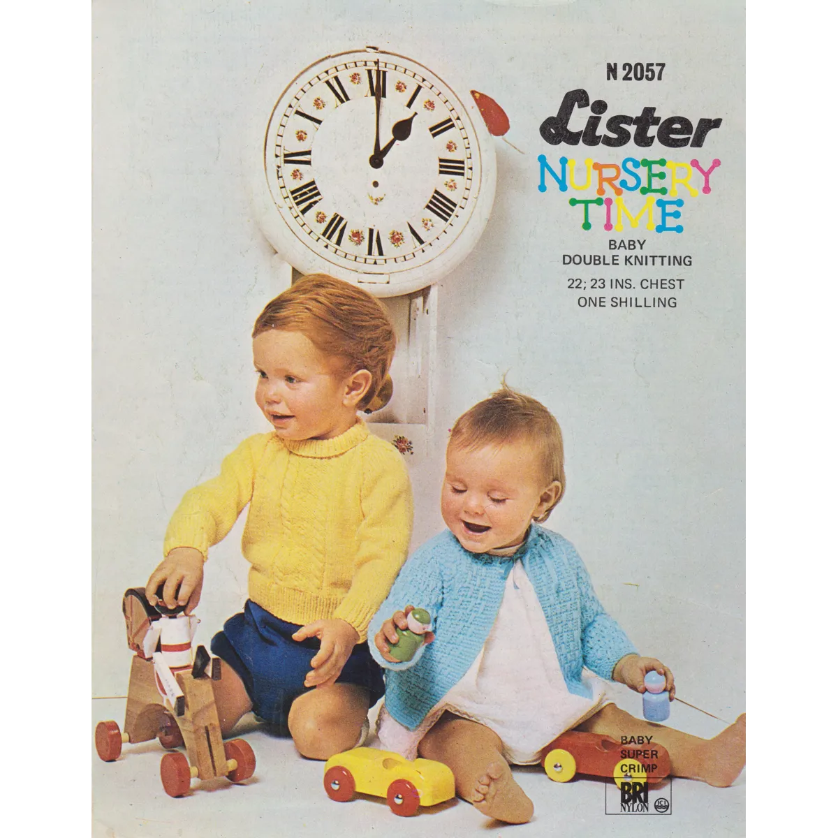 LISTERN2057 - INFANT JERSEY AND MATINEE COAT KNITTING PATTERN PDF