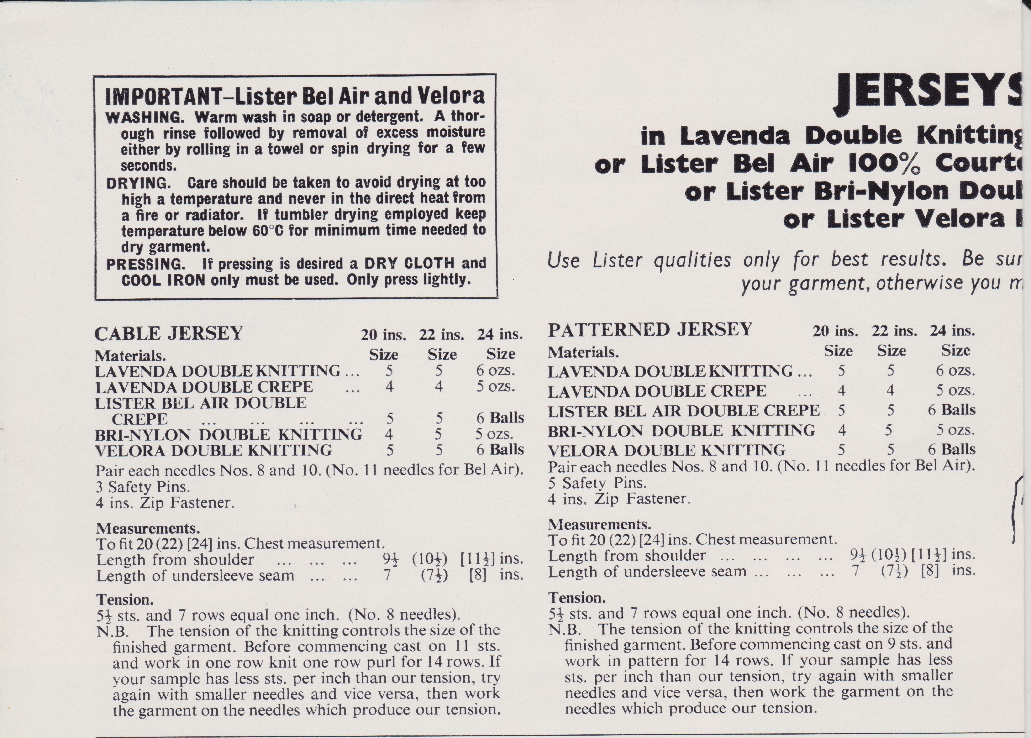 LISTERN937 - INFANT SWEATER KNITTING PATTERN PDF