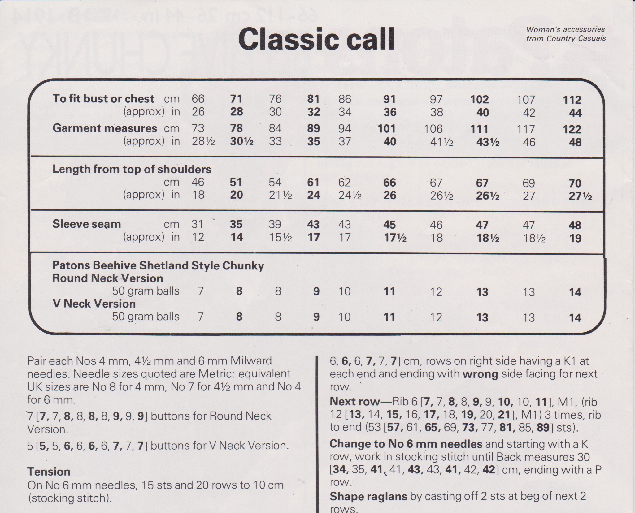 PATONS1914 - ADULT AND CHILD CHUNKY KNIT CARDIGANS - PDF KNITTING PATTERN