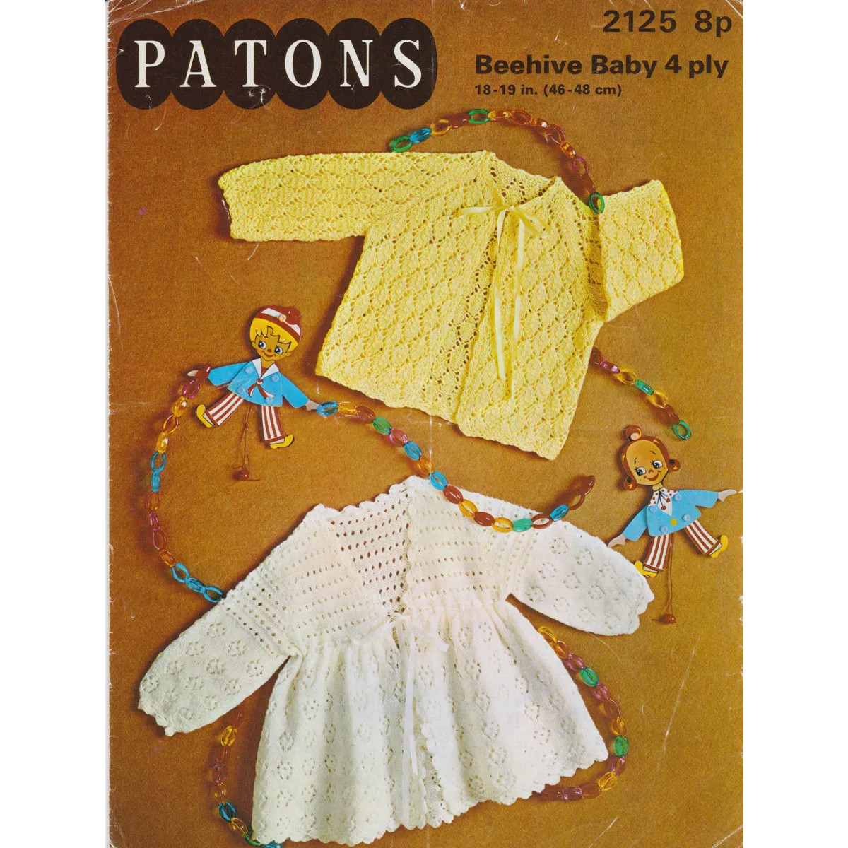 PATONS2125 - Baby Jacket Knitting Pattern PDF