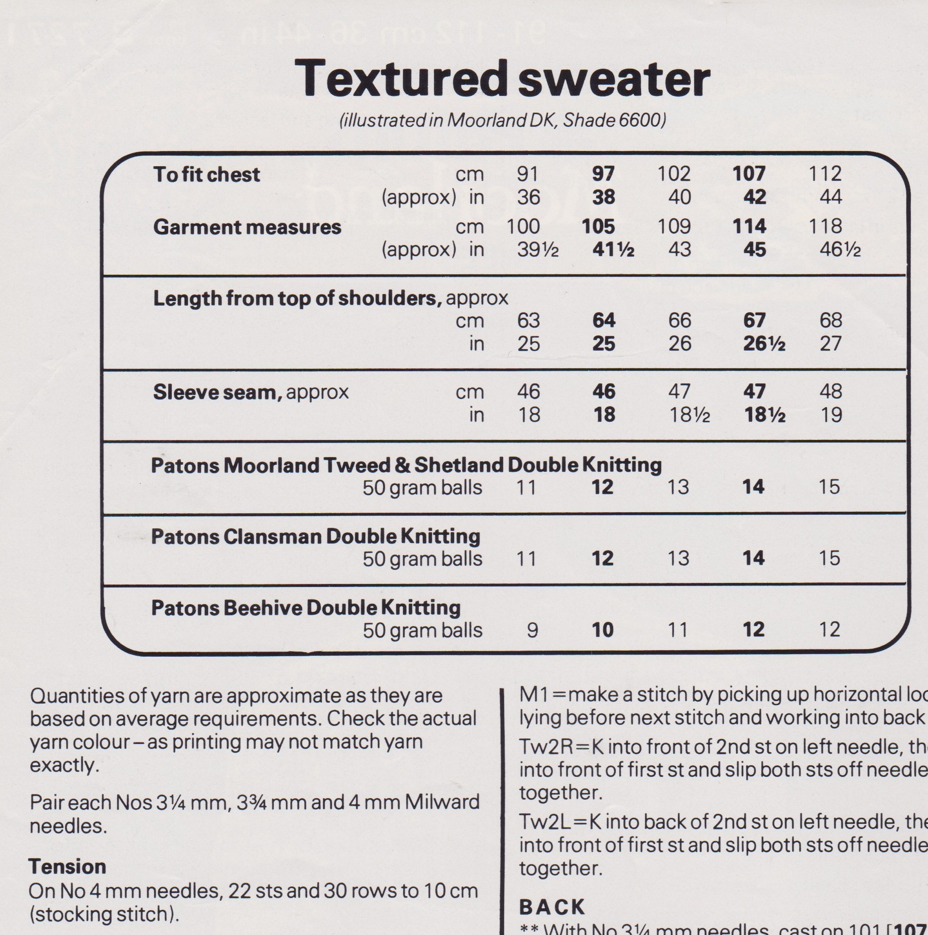 PATONS7271 - MAN'S SWEATER IN DK - PDF KNITTING PATTERN