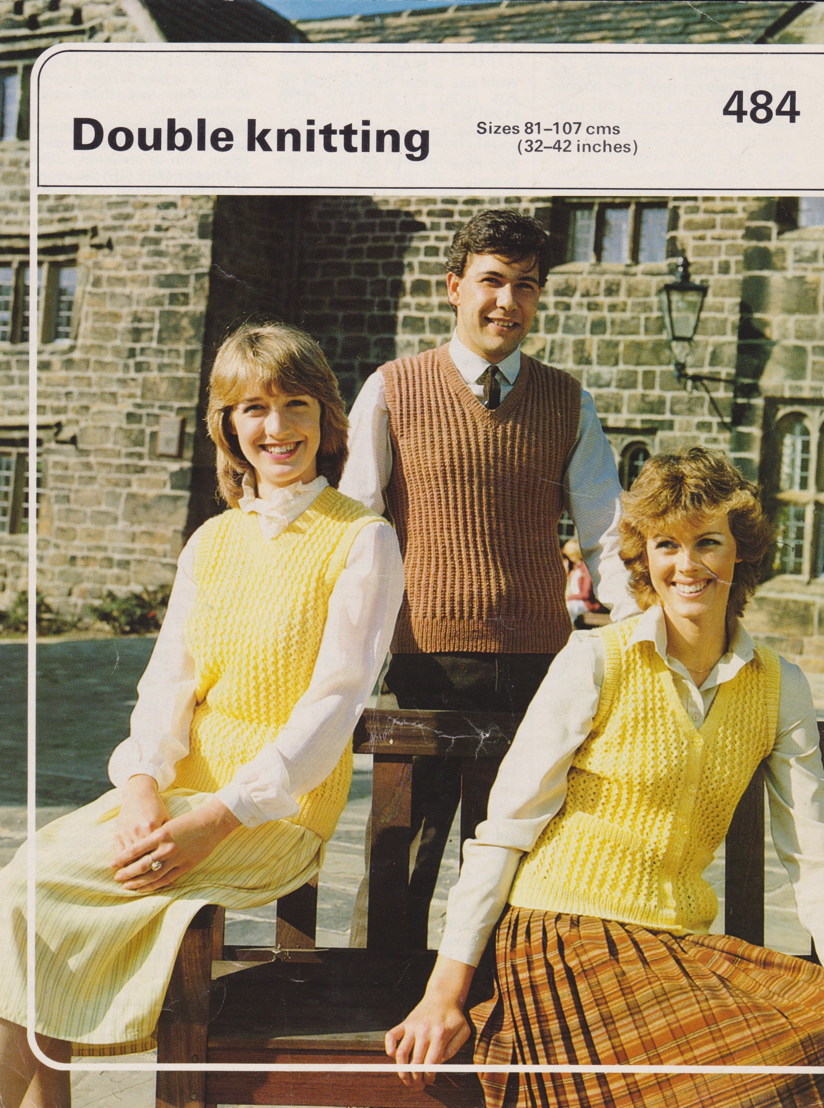 PHILDAR484 - UNISEX SLIPOVERS AND WAISTCOAT IN DK - PDF KNITTING PATTERN
