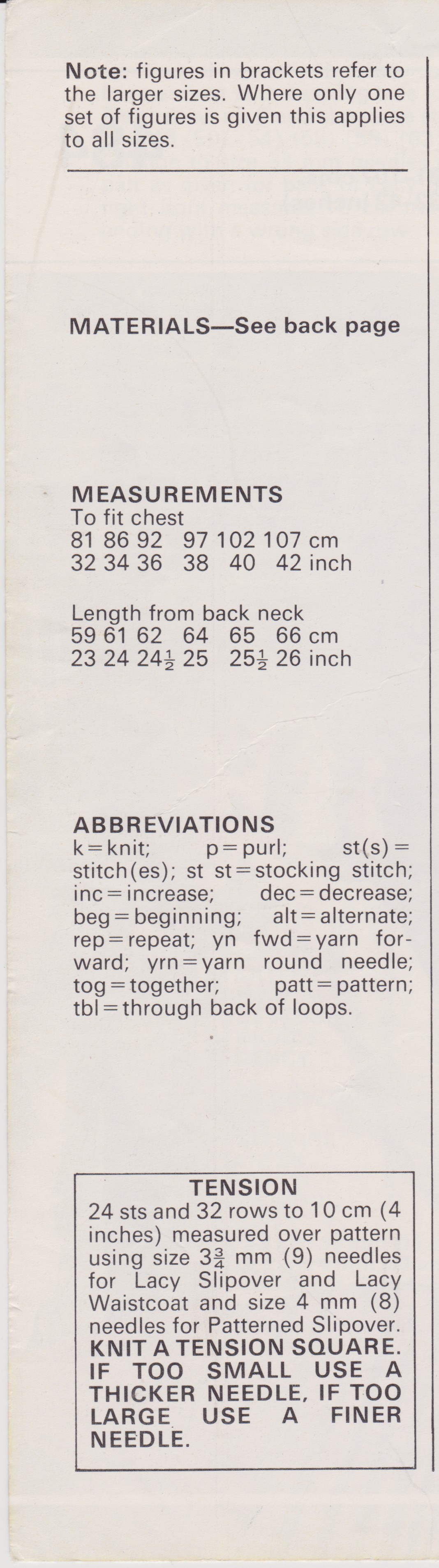 PHILDAR484 - UNISEX SLIPOVERS AND WAISTCOAT IN DK - PDF KNITTING PATTERN