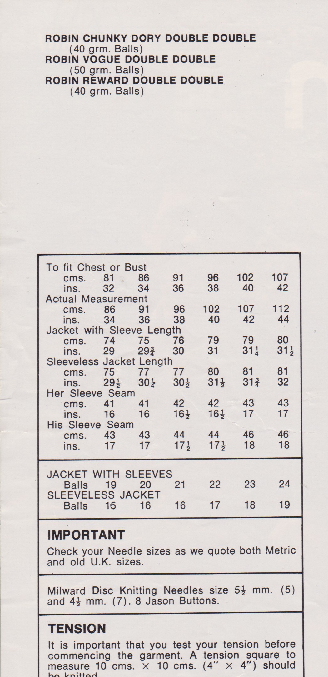 ROBIN2807 - UNISEX LONGLINE JACKET AND WAISTCOAT - PDF KNITTING PATTERN