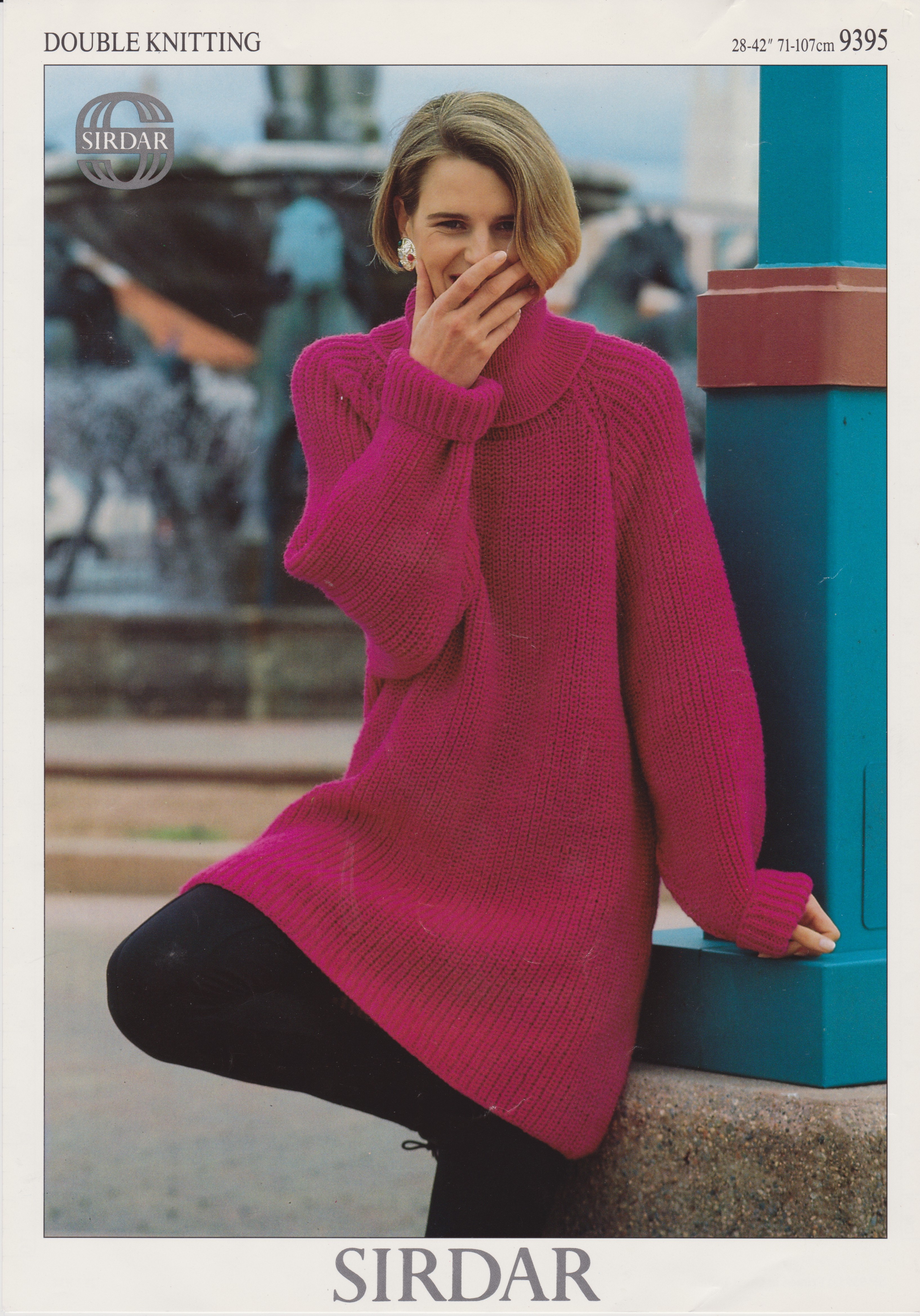 SIRDAR9395 - WOMAN'S LONG SWEATER IN DK - PDF KNITTING PATTERN