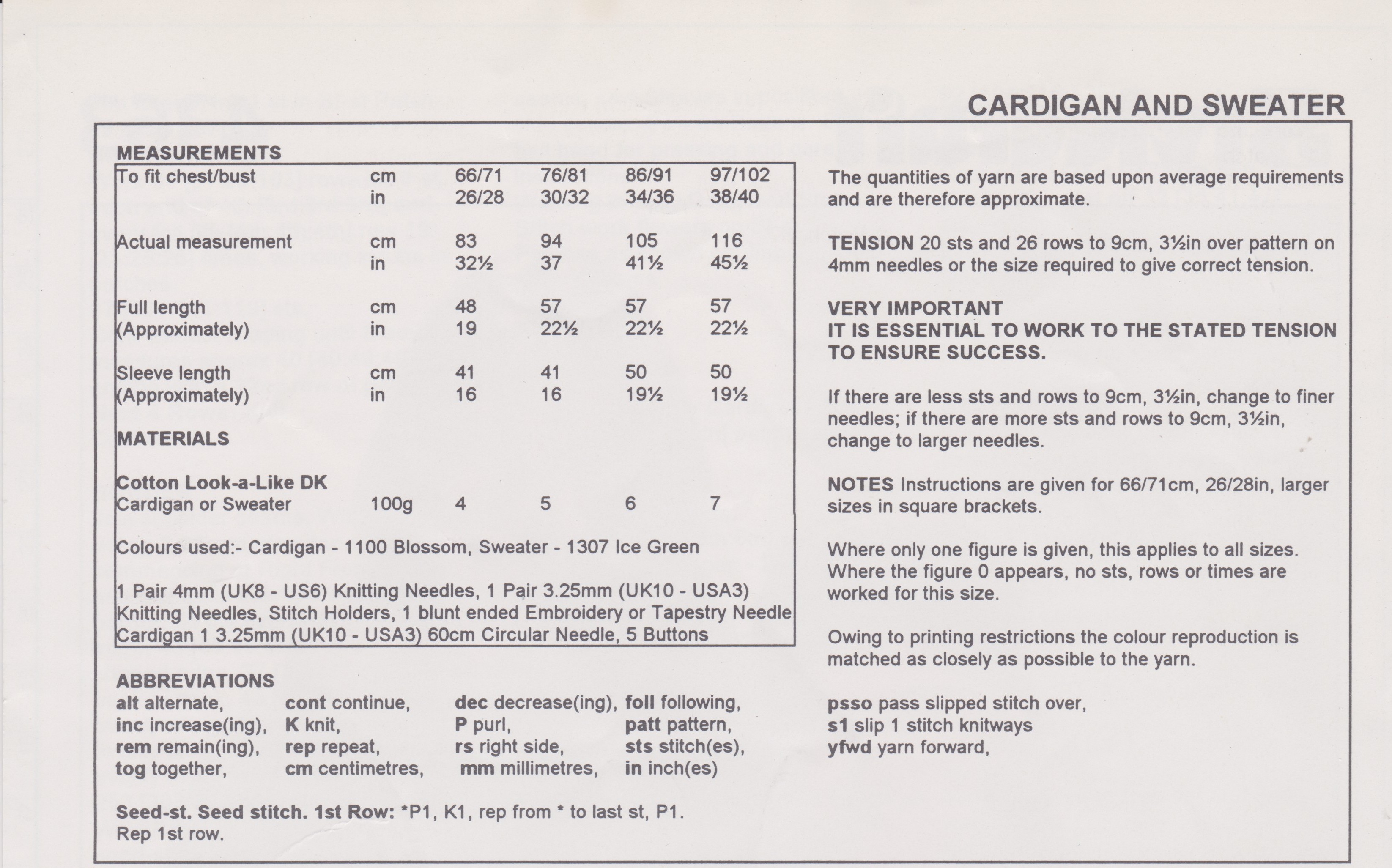 STYLECRAFT4363 - WOMAN AND GIRL'S PATCH PATTERN SWEATER AND CARDIGAN IN DK - PDF KNITTING PATTERN