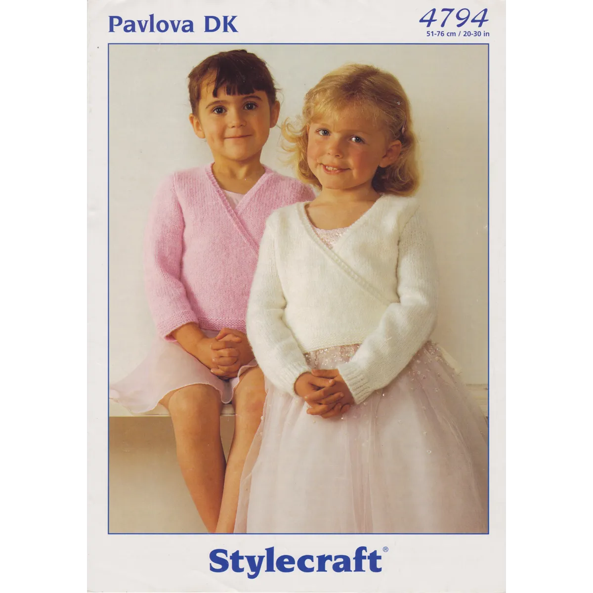 STYLECRAFT4794 - GIRL'S BALLET TOPS - PDF KNITTING PATTERN