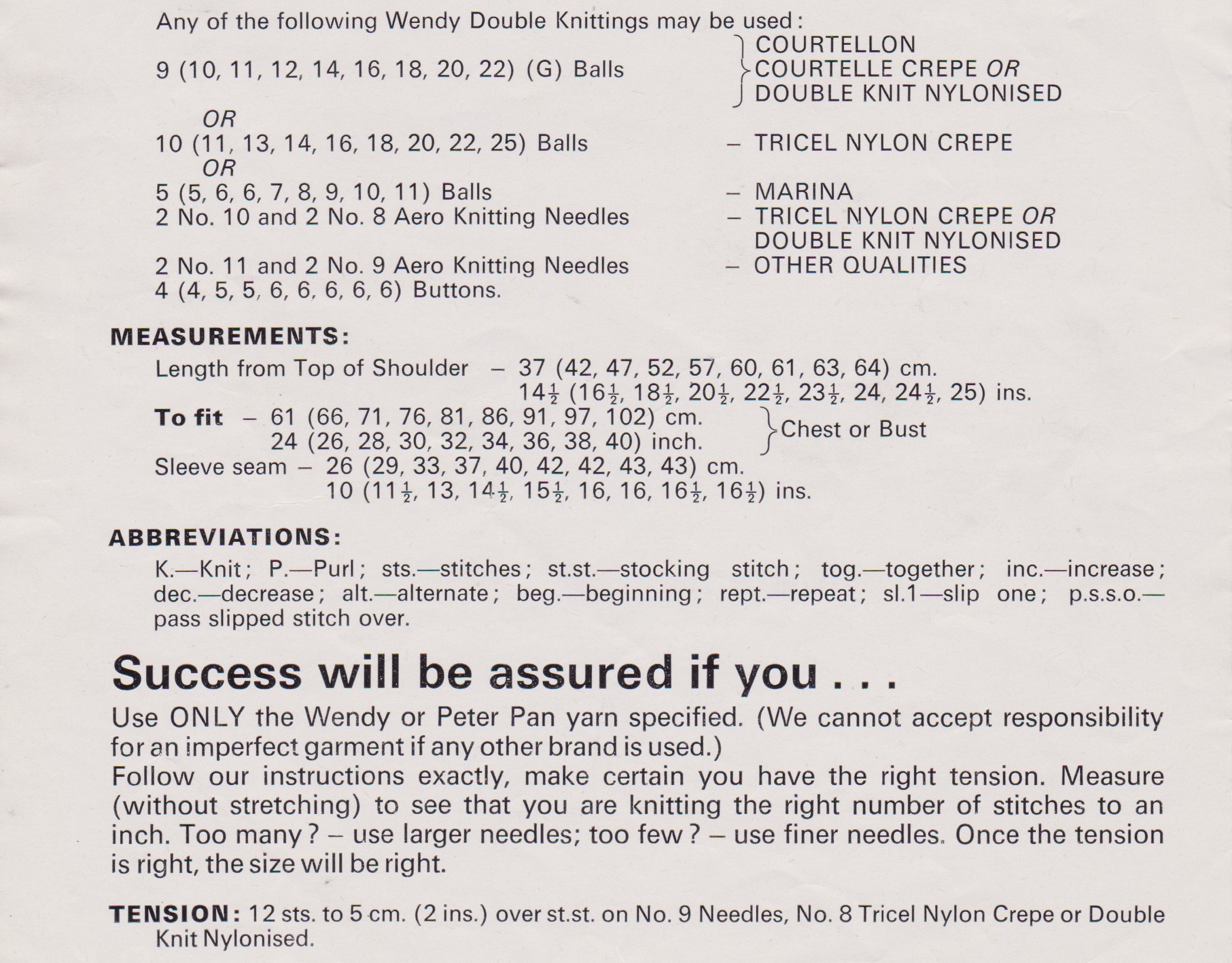 WENDYI522 - WOMAN AND GIRL'S V-NECK CARDIGAN IN DK - PDF KNITTING PATTERN