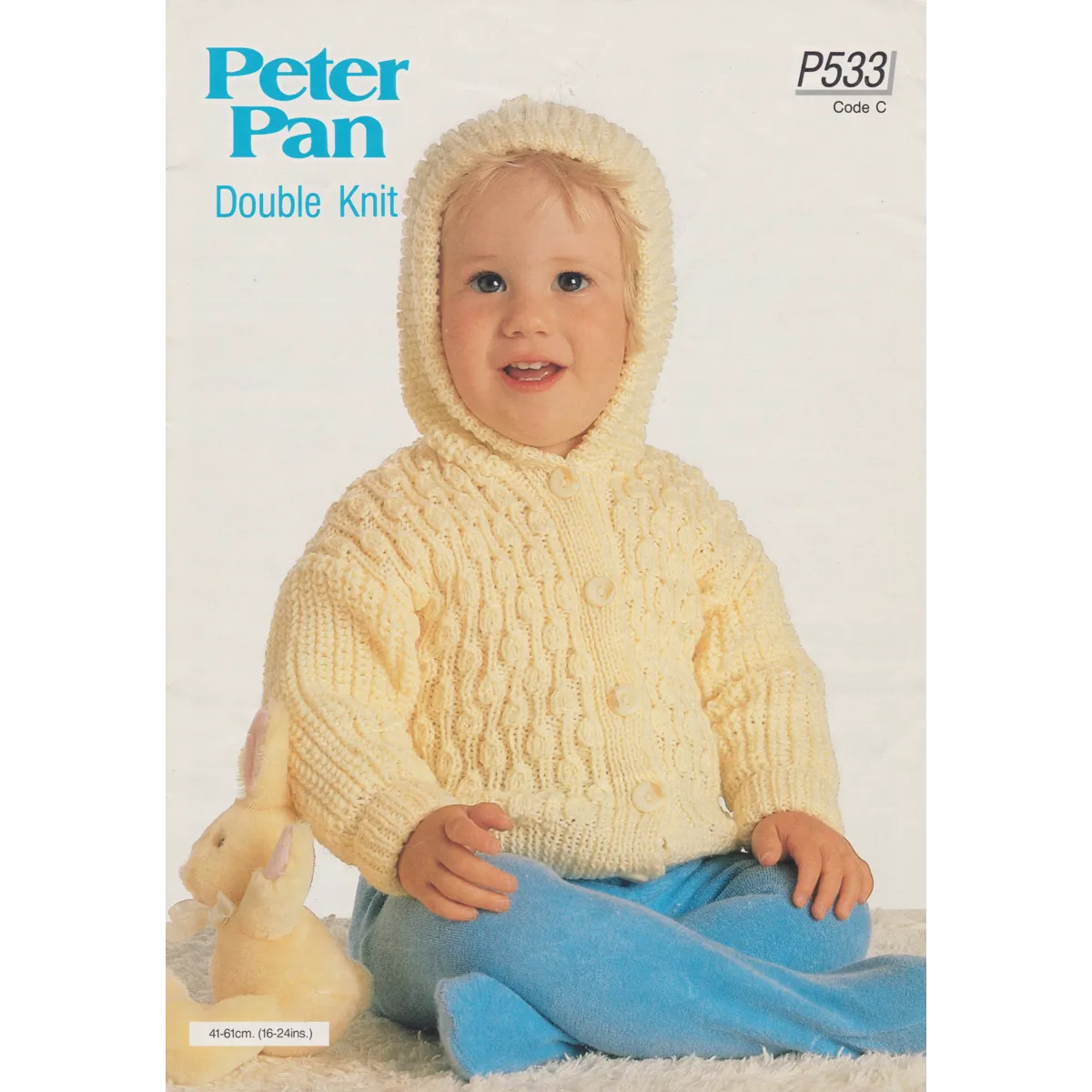 WENDYP533 - BABY'S HOODED JACKET DK - PDF KNITTING PATTERN