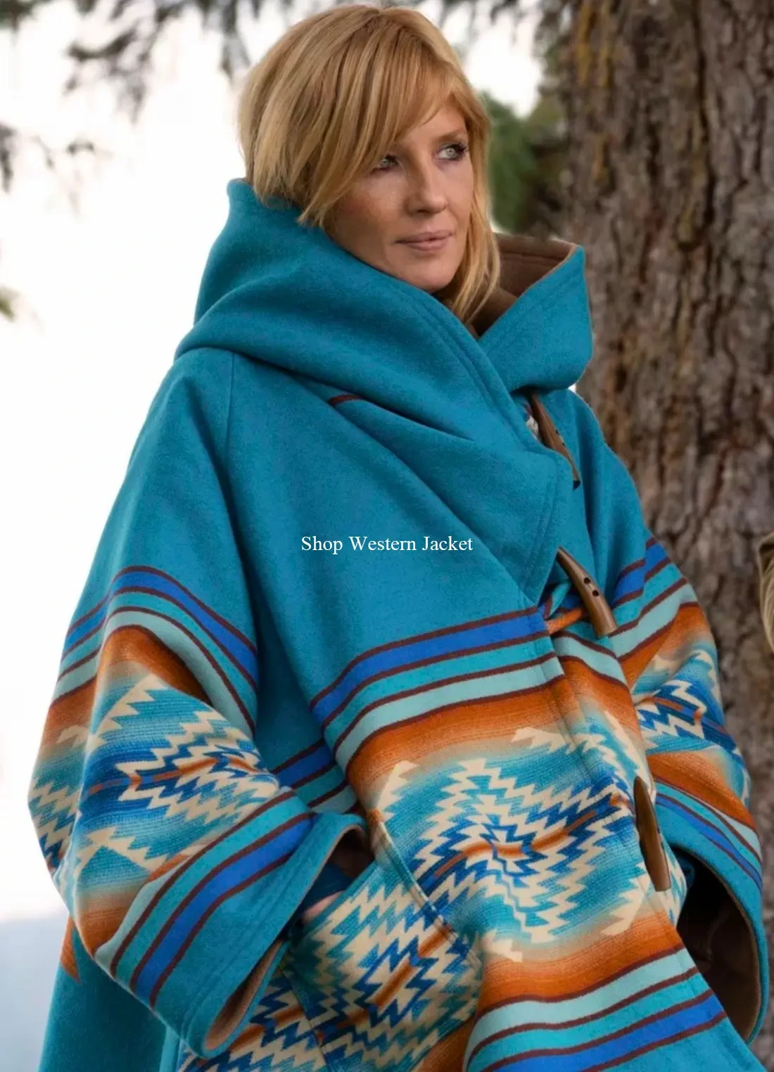 Beth Dutton Blue Coat