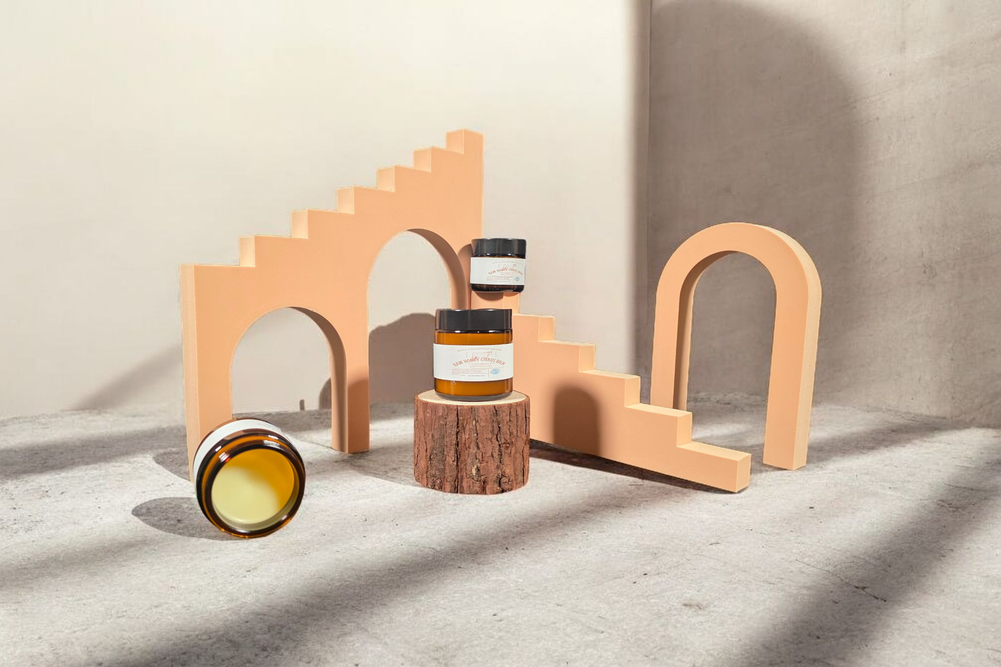 100% Grass-Fed Beef Tallow Raw Honey Citrus Balm