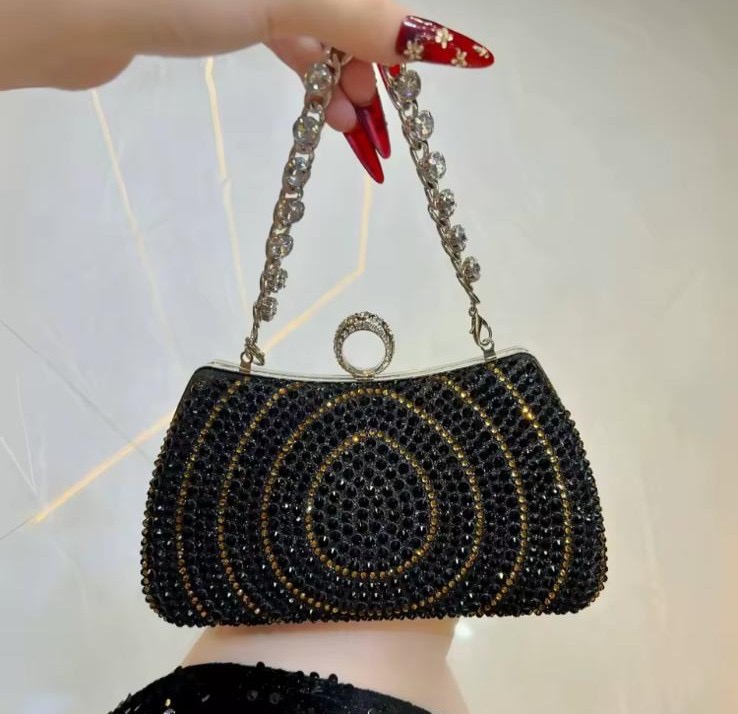 Black Evening Clutch Bag