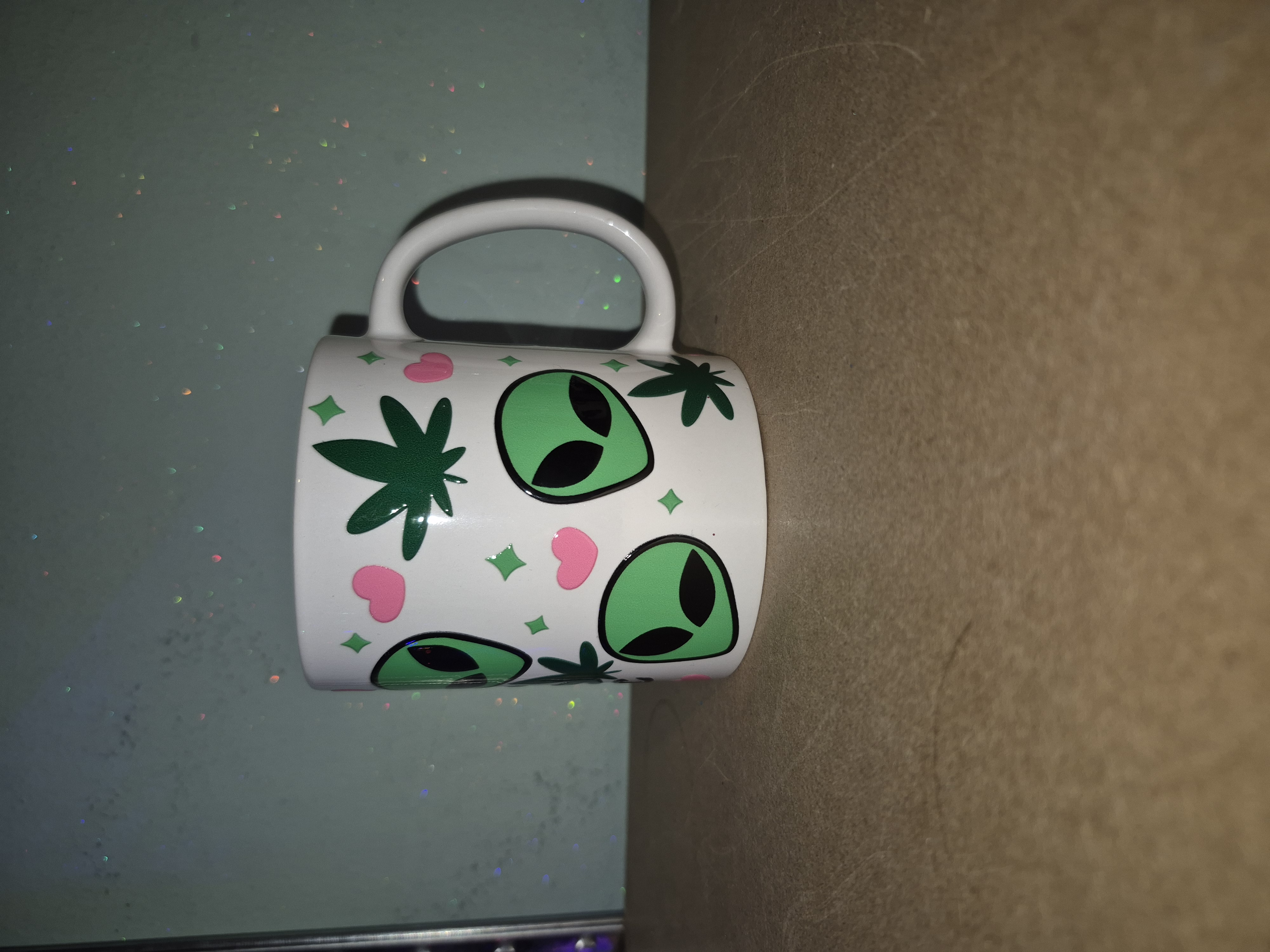 Don't panic, it's organic mug