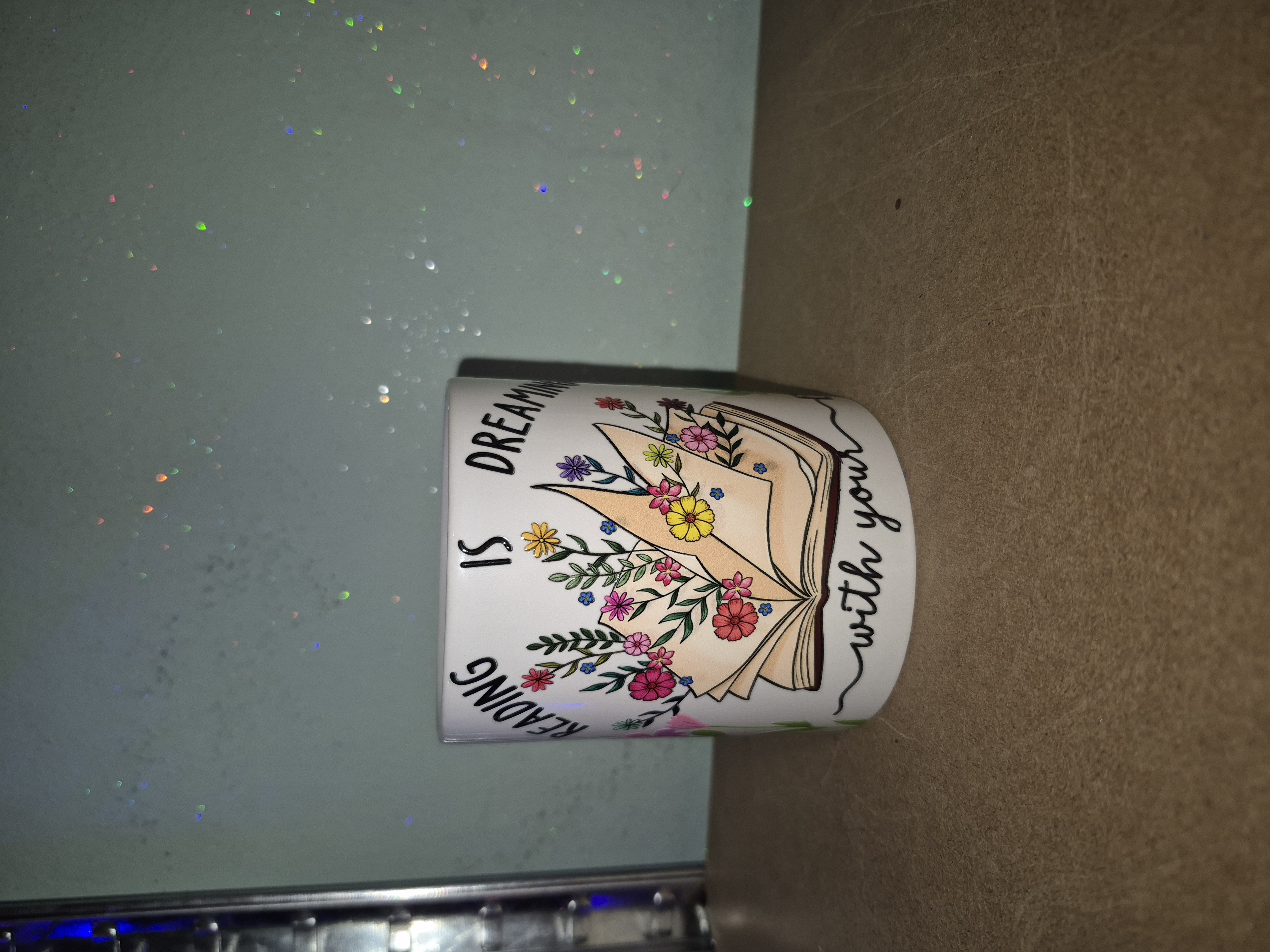 Reading is dreaming mug