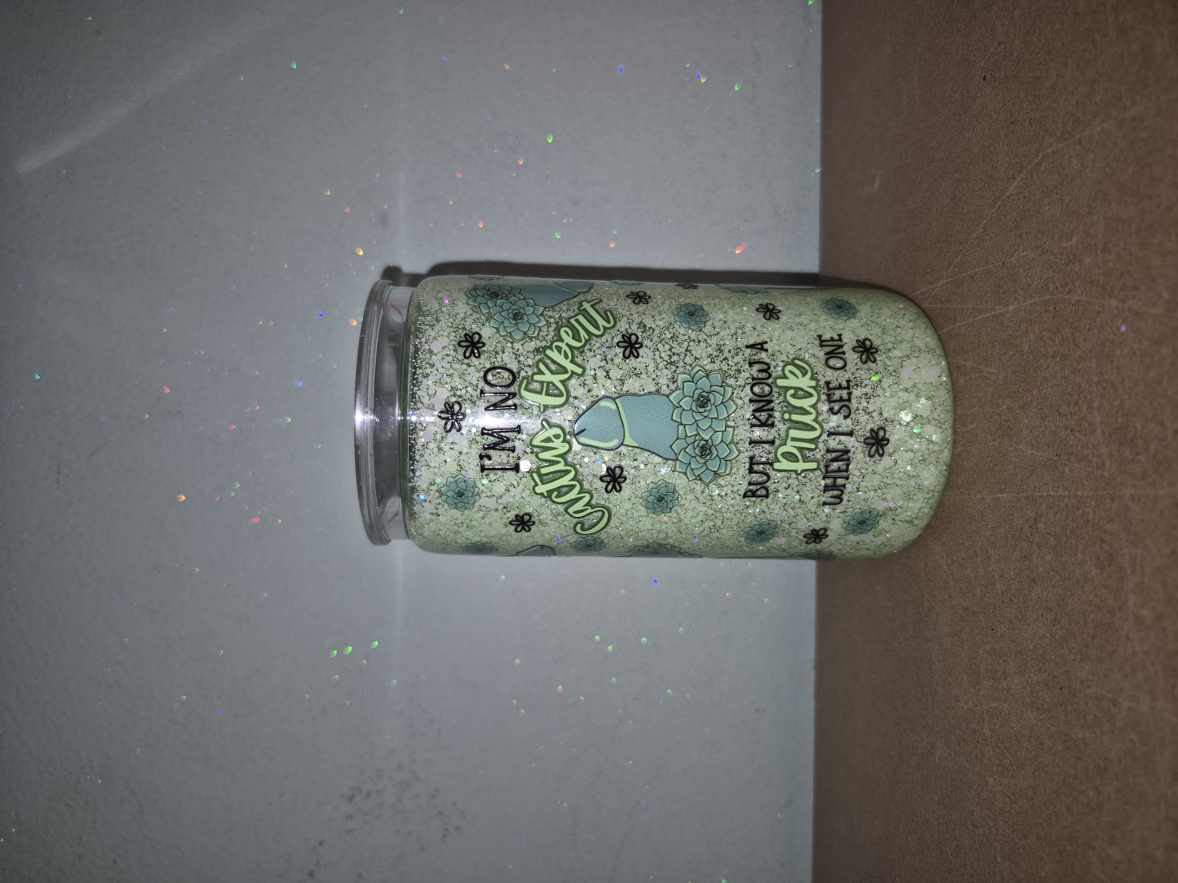 Cactus Expert Snowglobe Tumbler