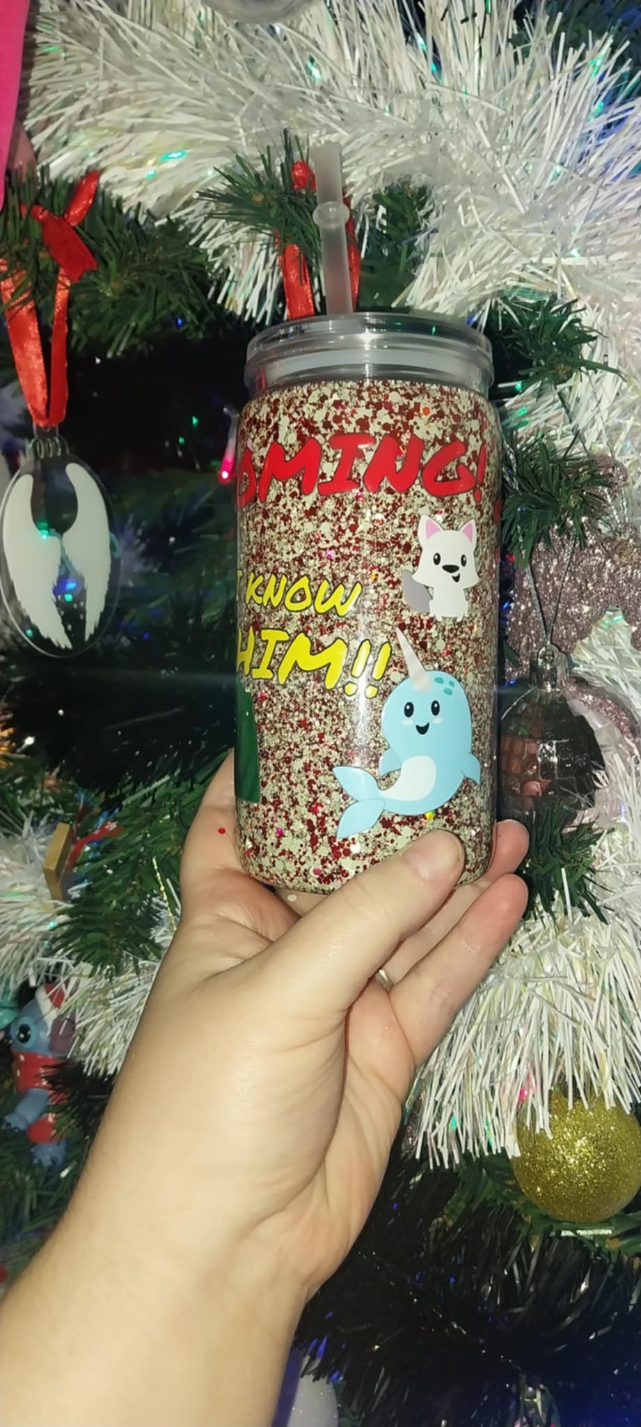 Elf Snowglobe Tumbler
