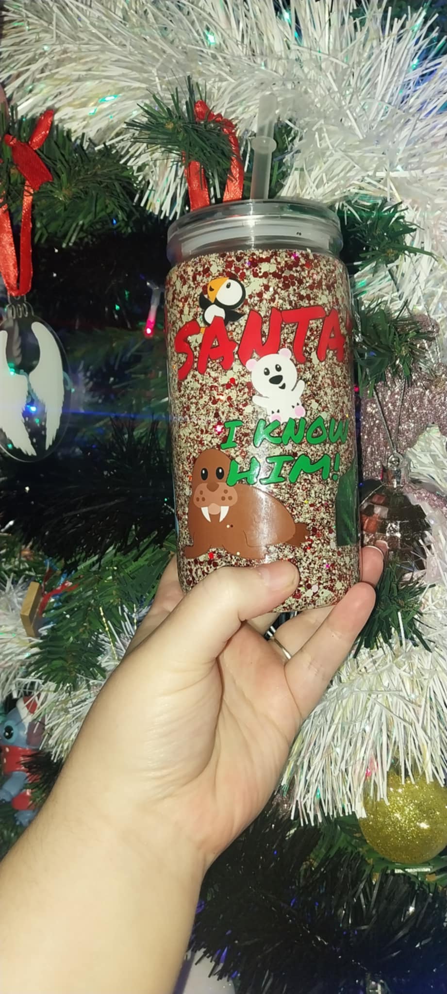 Elf Snowglobe Tumbler